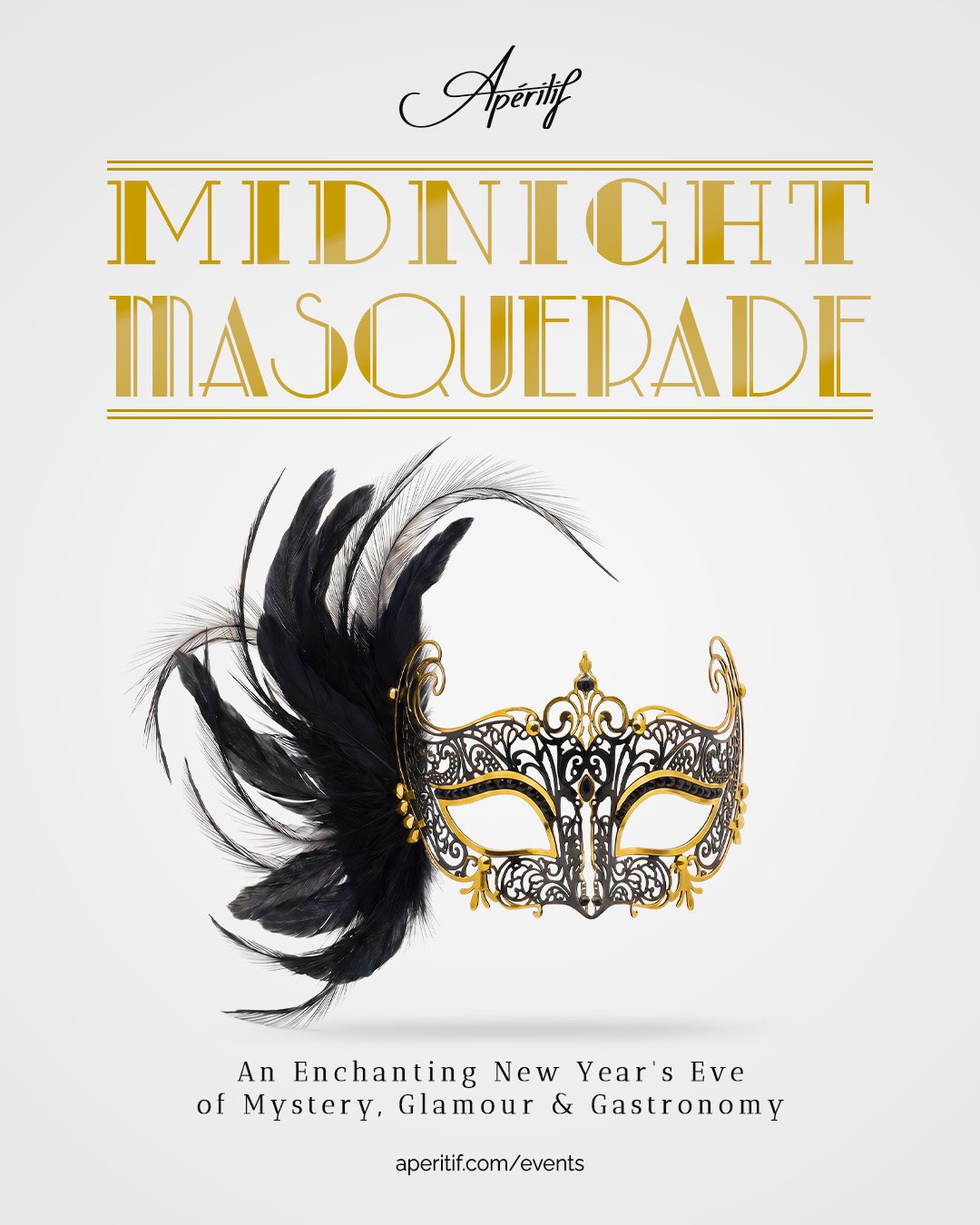 Apéritif Midnight Masquerade poster