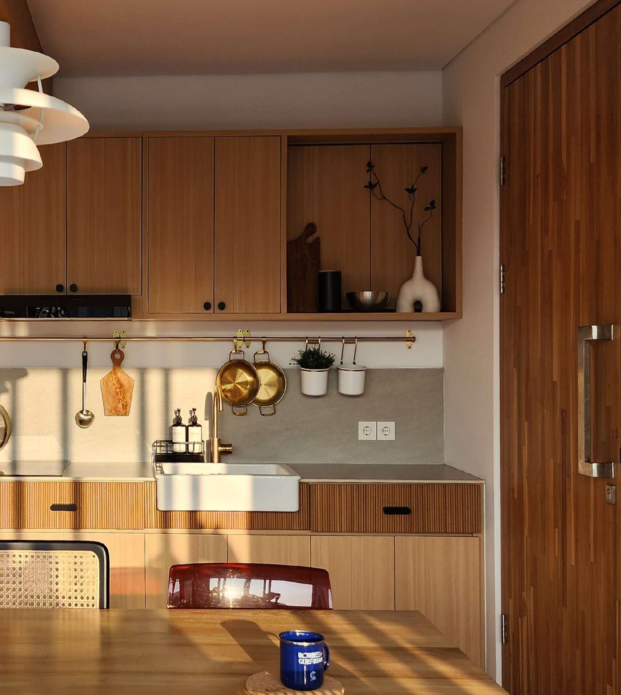 Interior photograph of a kitchen project for INK Design Studio